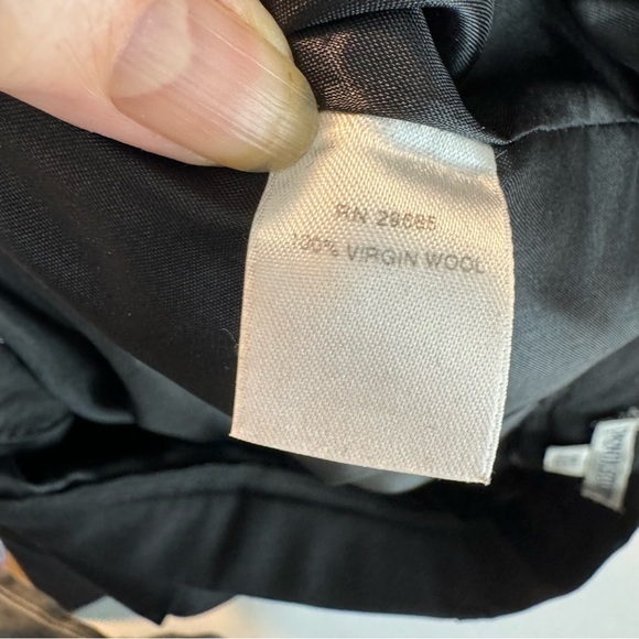 Pendleton Size 10 Black Lined 100% Virgin Wool Trousers Dress Pants - Picture 7 of 8